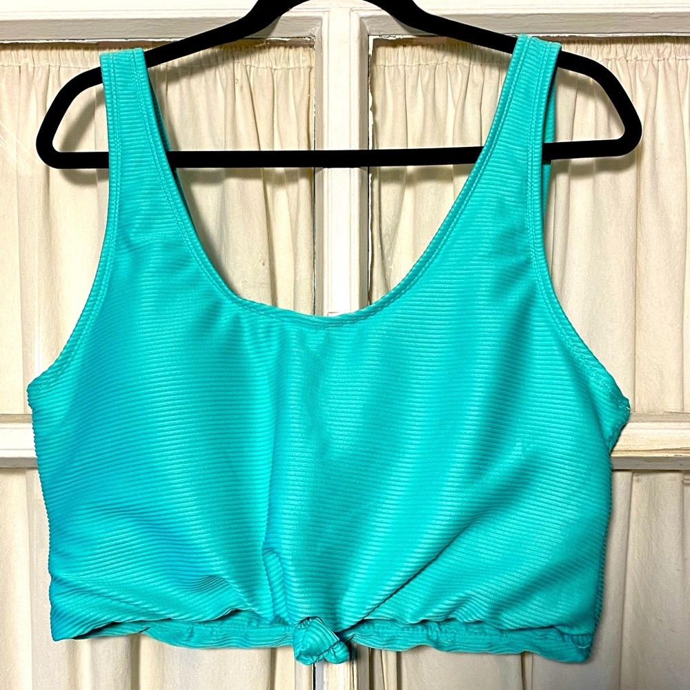 Coral Reef Swim suit top XL Teal